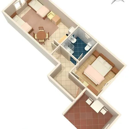 With A Parking Space Biograd Na Moru, Biograd - 368 Apartment